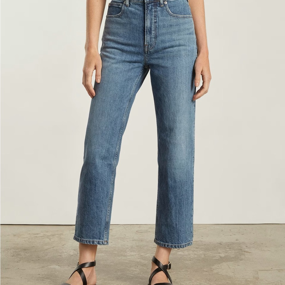 Everlane High Rise straight jeans